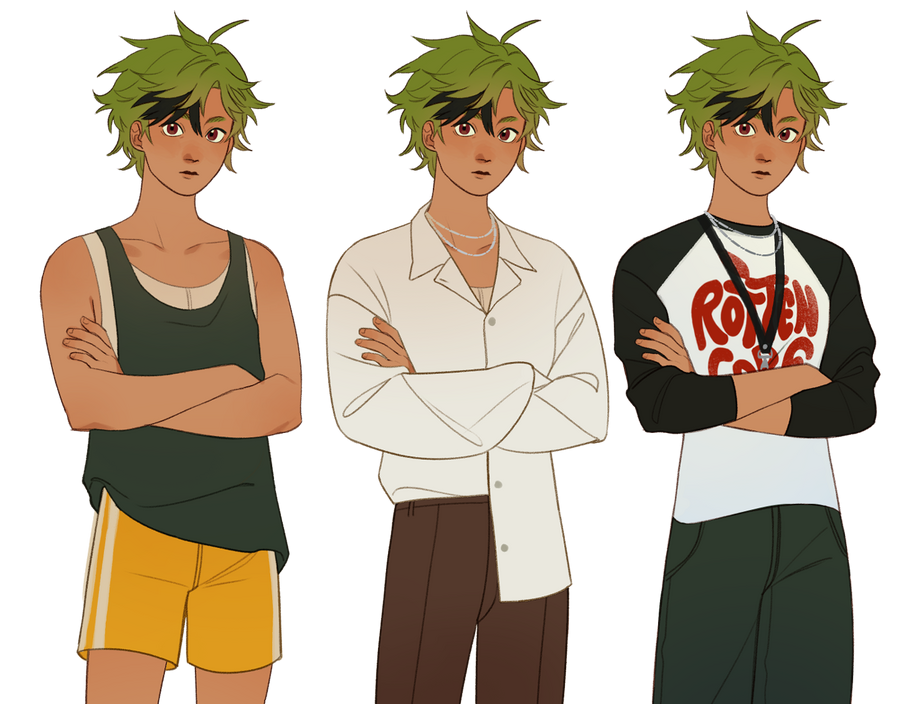 Claro sprite outfit variations