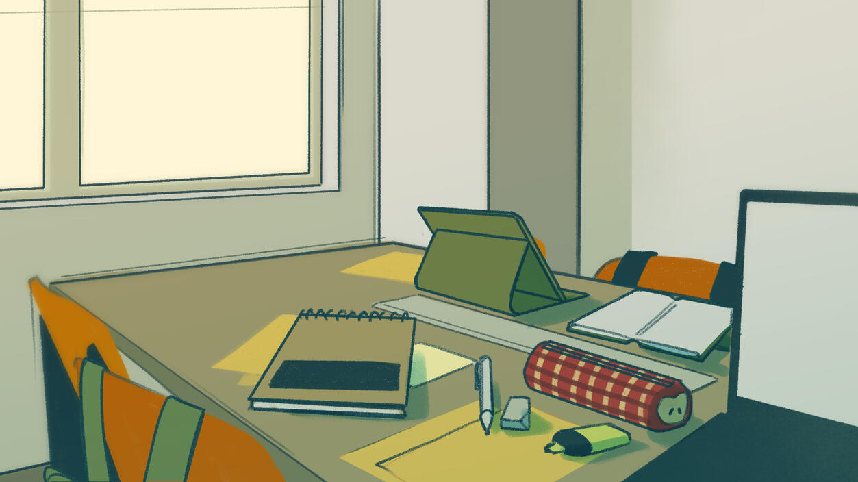 Study room background